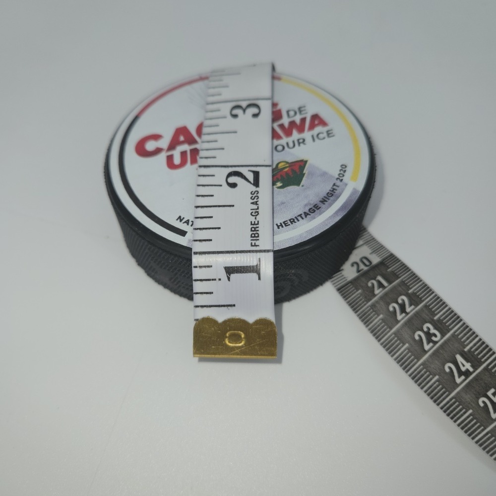 2020 Native American Heritage Night Minnesota Wild Hockey Puck SGA #500 - Picture 6 of 10